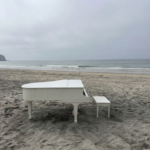 sandy beach no umbrella